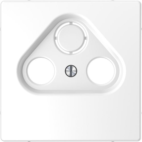 Лицевая панель Schneider Electric Merten D-Life для 3-м. розетки TV+R+SAT белый лотос картинка